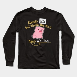Cute Pig Idea. Long Sleeve T-Shirt